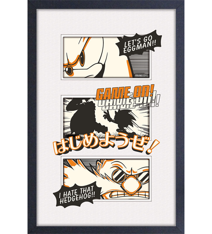 Sonic-Game On 11x17 Under Plexi, affiche encadrée