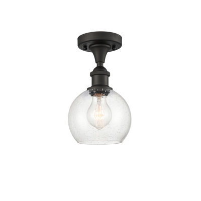 Plafonnier semi-encastré 1 lumière 6 po Cindi
