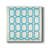 Pattern Blue-Premium Gallery Wrapped Canvas - Ready to Hang