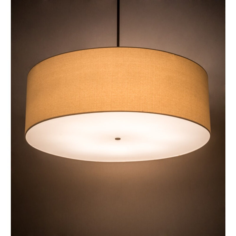 Cilindro Drum Chandelier, 63.5" H x 48" W x 48" D