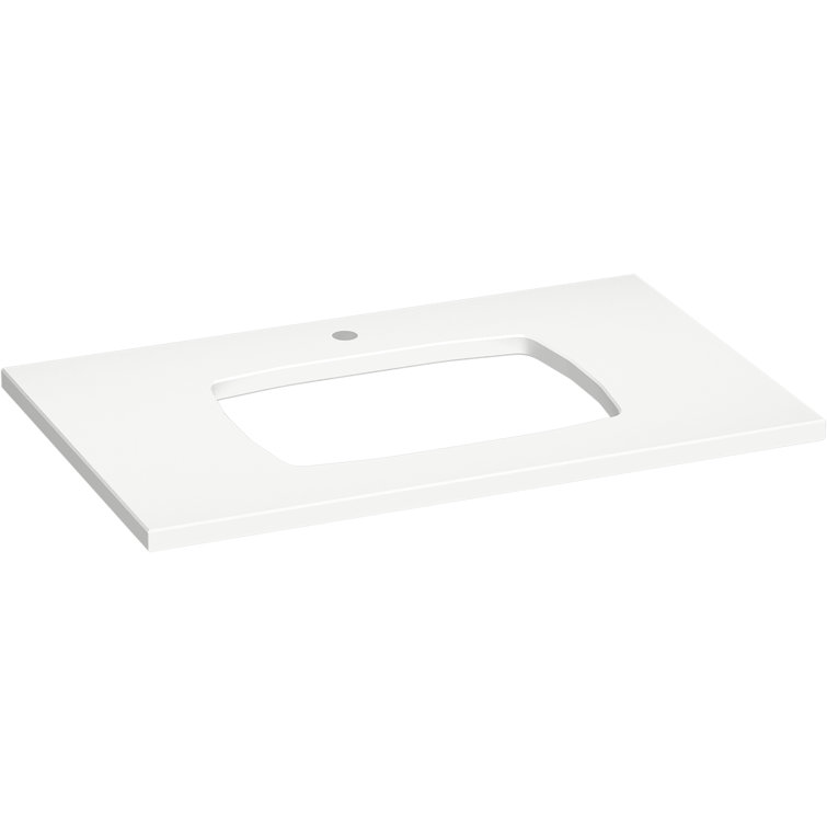 Silestone Quartz 37-In Vanity Top With Carillon Rectangle Cutout