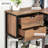 L-Shaped Steel Computer Desk
