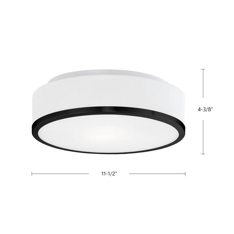 Charlie 1 - Light LED Flush Mount, Black