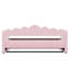 Lit de jour simple simple TG avec couchette escamotable et lumière DEL, couchette plate ou surélevée, rose-997344590
