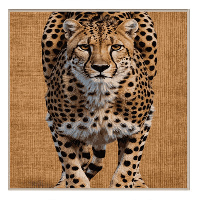 Washable Saharan Cheetah Big Cats Area Rug