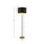 Lampe sur pied en métal