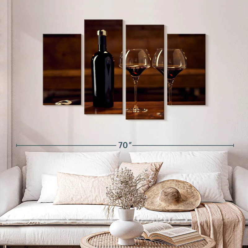 Yarlin Red Wine Drinking, 32" H x 52" W