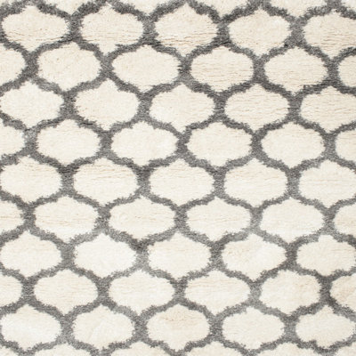 Tapis contemporain coquillage / gris