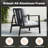 Brandtley Aluminum 4-Piece Outdoor Sofa Seating Group With Cushions-101476043