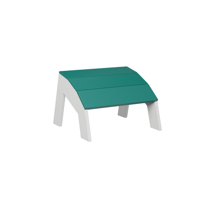 Tabouret Adirondack Nordic Marine, Bleu sarcelle / blanc