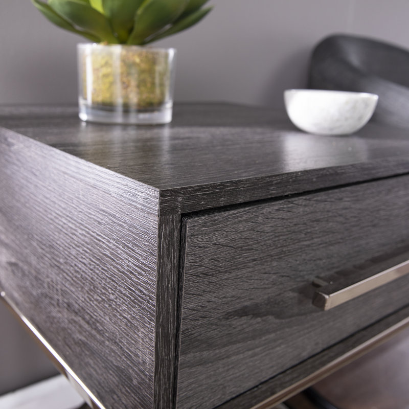 Waltenson 19.25'' W Metal Nightstand