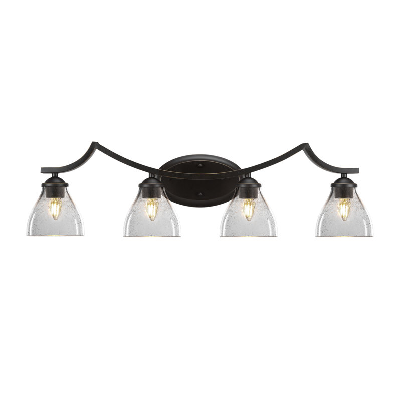 Zilo 4 Light Bath Bar, Gray, Graphite
