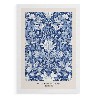 WM MORRIS Series DXLIV -Canvas Print Only - NOT FRAMED