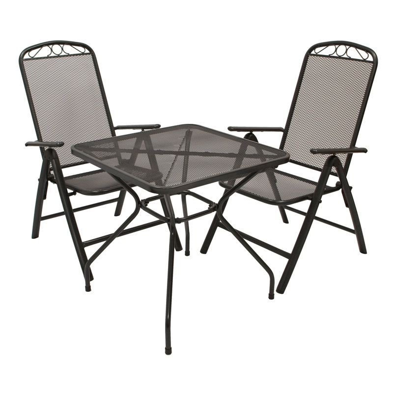 Wagstaff 2 - Person Patio Dining Set Square Table