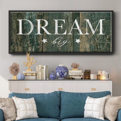Dream Big - toile encadrée