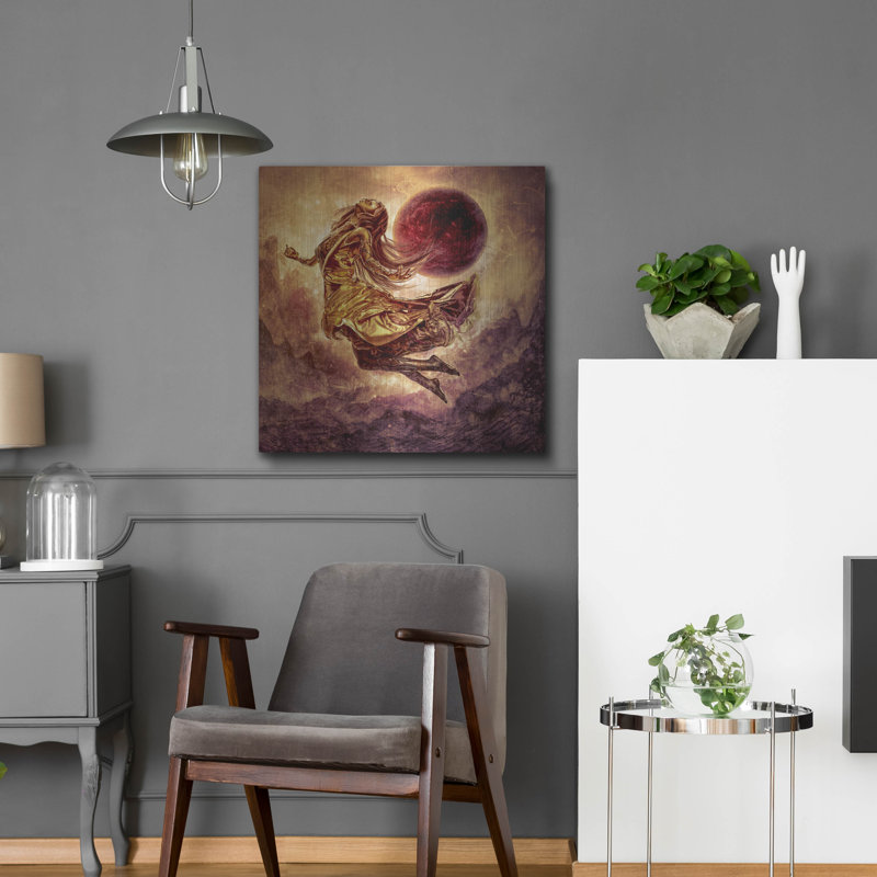  «Gilded» par Mario Sanchez Nevado, art mural en métal, 24 po x 24 po, H 24 po x l 24 po