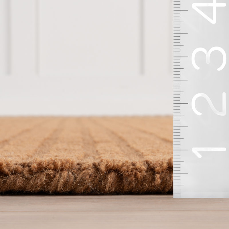 Tapis rayé en laine Southwest , Rectangle 7 pi 6 po x 9 pi 6 po