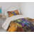Rustic Polyester Abstract Coverlet