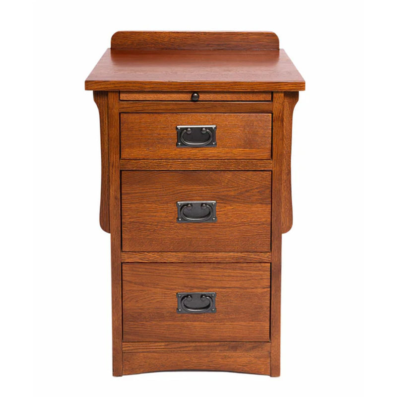 Shabbona Solid Wood 3-Drawer End Table | Wayfair