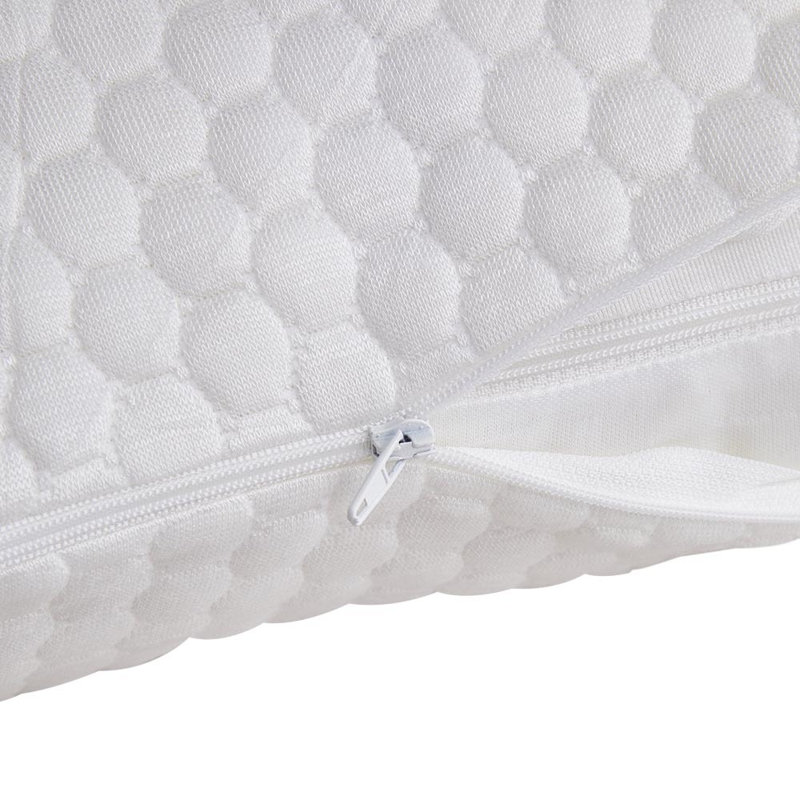 Lansford White Bolster Cushion, 48cmH x 74cmW
