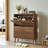 Shoe Cabinet with Adjustable Flip Drawers for Entrance