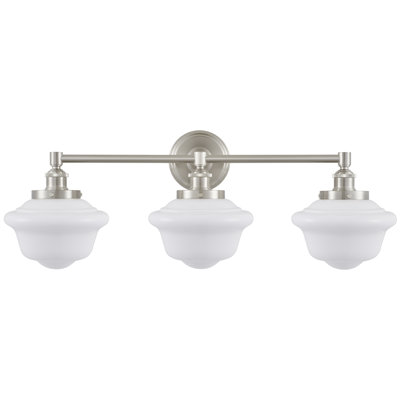 Éclairage de salle de bain 3 lumières à intensité variable Sille