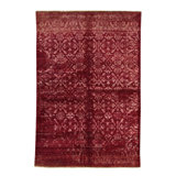 Neo Villa Oriental Area Rug in Ivory/Maroon
