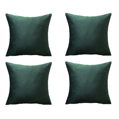 Housse de coussin carré en velours 