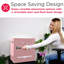 1.6 Cu. Ft. Retro Compact Fridge with Chiller, Countertop Fridge with Built-In Bottle Opener-98742348