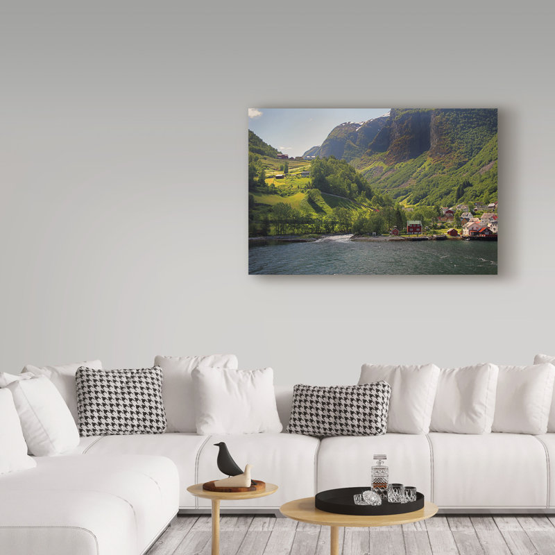 «Norvège 2» par Garv, reproduction de photo sur toile tendue, H 16 po x l 24 po x P 2 po