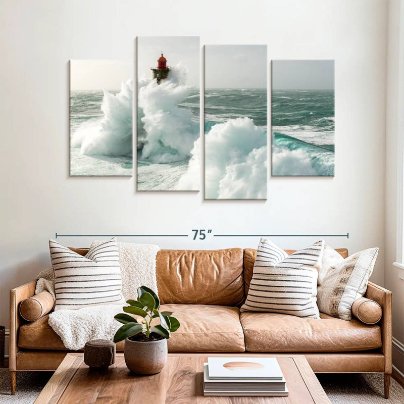 La jument lighthouse splash Aletra, H 42 po x l 68 po
