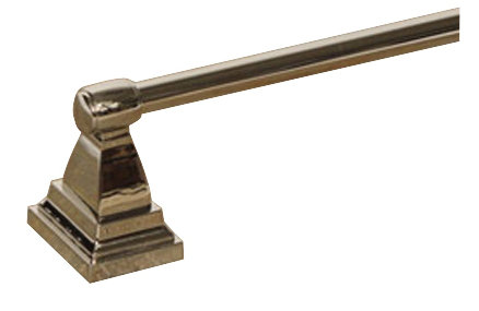Stratton Bath Single 32" Wall Mounted  Towel Bar, Brushed Satin Nickel