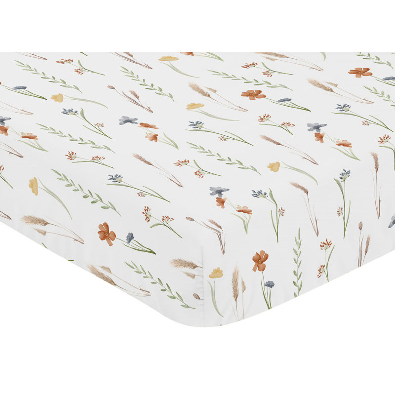 Drap-housse pour lit de bébé Watercolor
