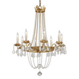 Viola 8-Light Crystal Chandelier