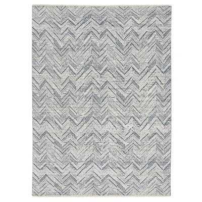 Grey Transitional Wool Blend Rug - 9' x 12'