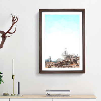 Girona in Spain - Picture Frame Graphic Art Print