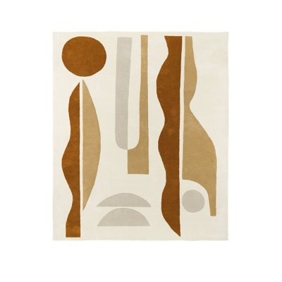La Nuit Hand Tufted Area Rug in Beige