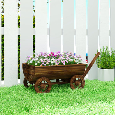 Boîte à fleurs en bois Outsunny