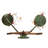 Rustic Lodge Armed Sconce