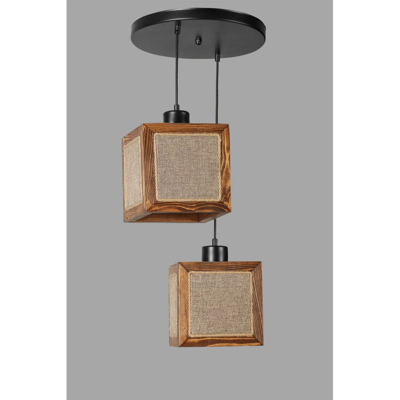 Chandle Chandelier, Walnut