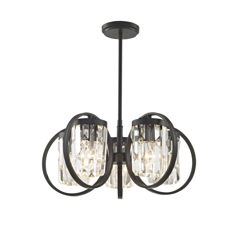 Berkley 5 - Light Geometric Pendant, Black