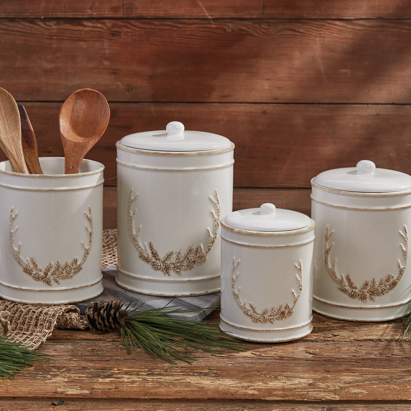 Stoneware Canister - Set of 3