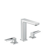 Metropol Low Flow Water Saving Widespread Bathroom Faucet with Drain Assembly
