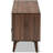  Two Tone Grey Walnut Brown Finished Wood 1 Drawer TV Stand Modern and Contemporary