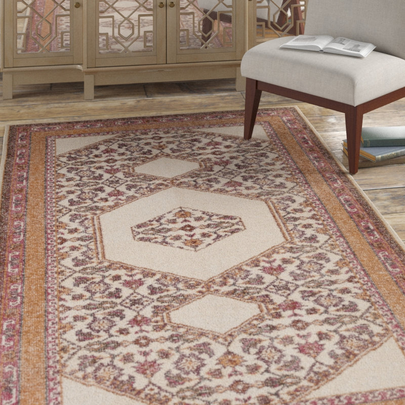 Elsea Wool Oriental Indoor Rug, Rectangle 2' x 3'
