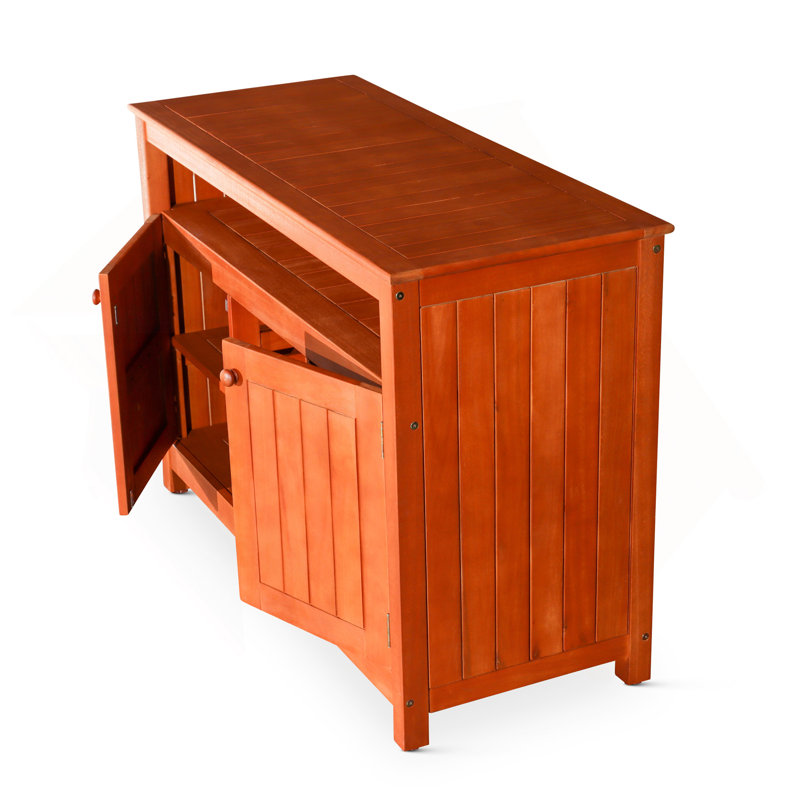 Buffet en eucalyptus, huile naturelle