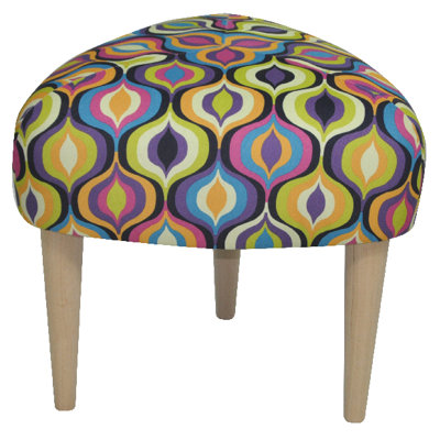Solid + Manufactured Wood Accent Stool