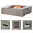 50 000 Btu Square Mgo Fire Table  With Tank Holder-193083922