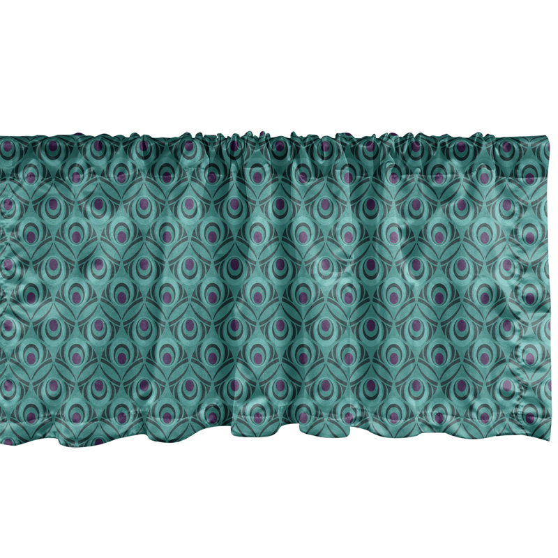 Cantonnière Ambesonne Shabby Flora, L 54 po x L 18 po