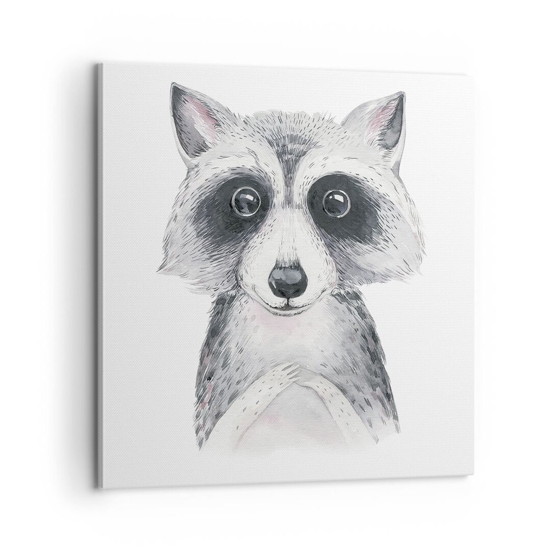 Leinwandbild Raccoon Picture Children's